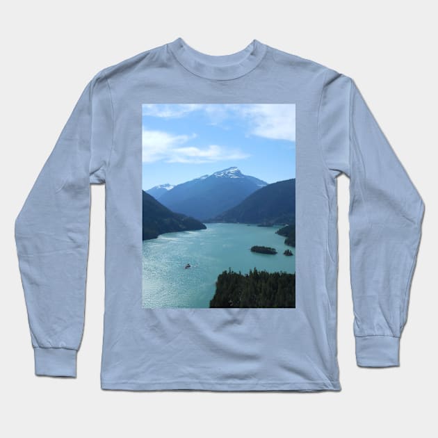 Diablo Lake Washington State Long Sleeve T-Shirt by starcraft542